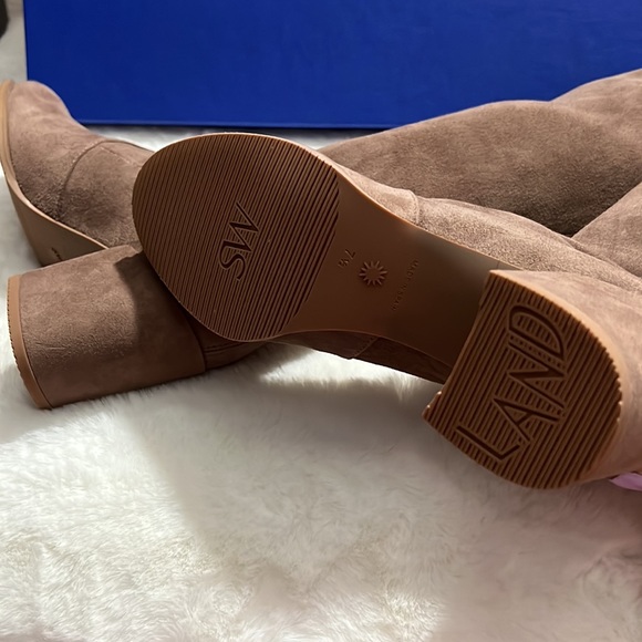 Stuart Weitzman Over-The-Knee Tan size 7.5 Midland - Picture 3 of 4